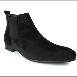 Men's Ankle Dress Boots Leather Chelsea By AZARMAN